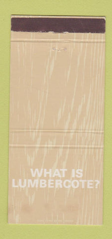 Matchbook Cover - Lumbercote Alcan 30 Strike