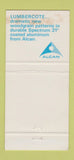 Matchbook Cover - Lumbercote Alcan 30 Strike