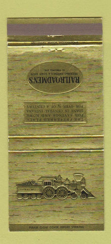Matchbook Cover - Railroadmen's Federal Savings and Loan 30 Strike