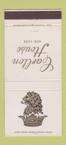 Matchbook Cover - Carlton House Hotel New York City 30 Strike