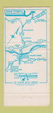 Matchbook Cover - Irem Temple Country Club Shriners Dallas PA 30 Strike