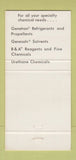 Matchbook Cover - Genetron Refrigerants Allied Chemical WEAR 30 Strike