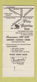 Matchbook Cover - Blair Mansion Inn Washington DC 30 Strike