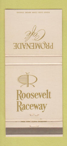 Matchbook Cover - Roosevelt Raceway Promenade Cafe WEAR 30 Strike