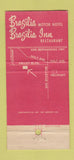 Matchbook Cover - Brasilia Inn Motor Hotel Pomona CA 30 Strike