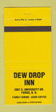 Matchbook Cover - Dew Drop Inn Fargo ND WEAR 30 Strike