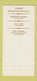Matchbook Cover - Registry Hotel Scottsdale AZ 30 Strike