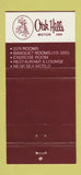 Matchbook Cover - Oak Hill Motor Inn San Antonio TX 30 Strike