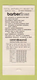Matchbook Cover - Barber Lines Shipping 30 Strike