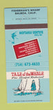 Matchbook Cover - Tale of the Whale Seafood Balboa CA 30 Strike