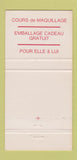 Matchbook Cover - Les Fragrances Mode Ste Foy QC 30 Strike