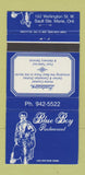 Matchbook Cover - Blue Boy Restaurant Sault Ste Marie ON 30 Strike