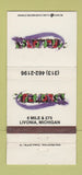 Matchbook Cover - Tremors Livonia MI 30 Strike