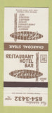 Matchbook Cover - Le Temis Cabano QC restaurant 30 Strike