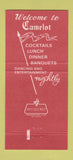 Matchbook Cover - Camelot Santa Ana CA 30 Strike