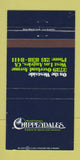 Matchbook Cover - Chippendales West Los Angeles CA 30 Strike