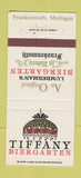 Matchbook Cover - Tiffany Biergarten Frankenmuth MI 30 Strike