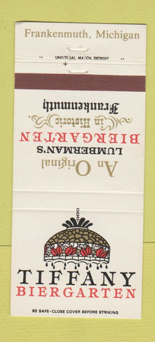 Matchbook Cover - Tiffany Biergarten Frankenmuth MI 30 Strike