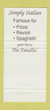 Matchbook Cover - Amici's Italian Restaurant Pizza Arvada Colorado 30 Strike