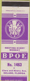 Matchbook Cover - Matchbook Cover Elks Club Deland FL