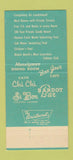 Matchbook Cover - Montmartre Hotel Cabana Club Miami Beach FL 30 Strike