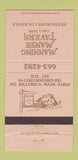 Matchbook Cover - Manning Manse Tavern North Billerica MA 30 Strike