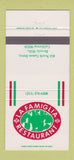 Matchbook Cover - La Famiglia Restaurant Beverly Hills CA 30 Strike