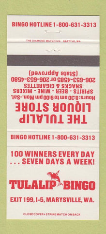 Matchbook Cover - Tulalip Bingo Marysville WA Tulalip Liquor 30 Strike