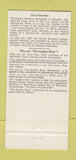 Matchbook Cover - Star Motel Morden MB 30 Strike