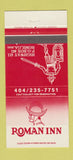 Matchbook Cover - Roman Inn Rome GA 30 Strike