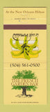 Matchbook Cover - Le Cafe Bromeliad New Orleans LA Hilton 30 Strike