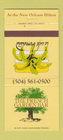 Matchbook Cover - Le Cafe Bromeliad New Orleans LA Hilton 30 Strike