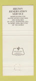 Matchbook Cover - Le Cafe Bromeliad New Orleans LA Hilton 30 Strike
