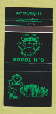 Matchbook Cover - Clear Lake Hospital  Webster TX 30 Strike