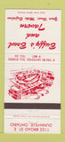 Matchbook Cover - Buffy's Bowl and Tavern Dunnville ON 30 Strike