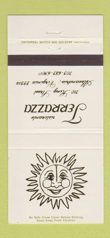 Matchbook Cover - Ristorante Terrazza Alexandria VA 30 Strike