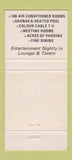 Matchbook Cover - Blackfoot Inn Cracklin' Rosie's Calgary AB 30 Strike
