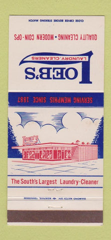 Matchbook Cover - Loeb's Laundry Cleaners Memphis TN 30 Strike