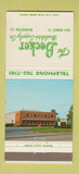 Matchbook Cover - Becker Builders Supply Wilmington NC 30 Strike