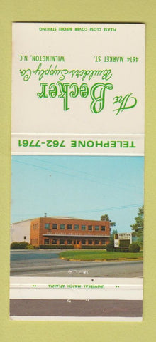 Matchbook Cover - Becker Builders Supply Wilmington NC 30 Strike