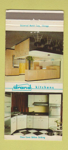 Matchbook Cover - Drand Kitchens South Bend IN 30 Strike