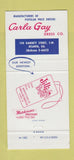 Matchbook Cover - Carla Gay Atlanta GA Women's Clothes 30 Strike