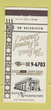 Matchbook Cover - Bank of Washington MO 30 Strike