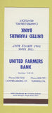 Matchbook Cover - United Farmers Bank Cambellsburg KY 30 Strike