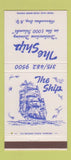 Matchbook Cover - The Ship Restaurant Alexandria Bay NY 30 Strike