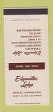 Matchbook Cover - Edgewater Lodge Santa Clara CA 30 Strike