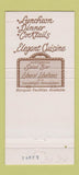 Matchbook Cover - The Country Lawyer Gallow Lounge West Chester PA 30 Strike