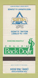 Matchbook Cover - Velie's Restaurant Moline IL girlie 30 Strike