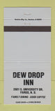 Matchbook Cover - Dew Drop Inn Fargo ND  30 Strike