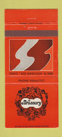 Matchbook Cover - The Brassary Chicago IL 30 Strike